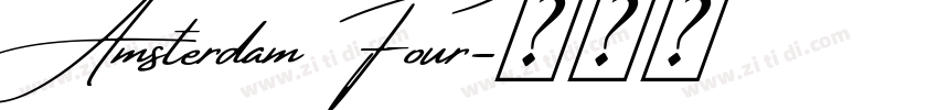 Amsterdam Four字体转换